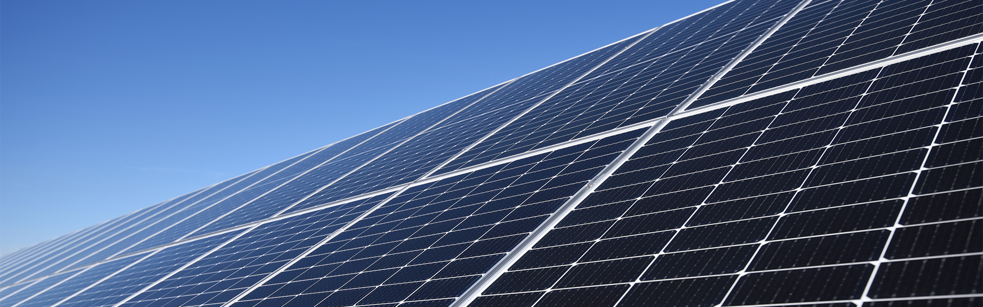 a close-up of solar panels